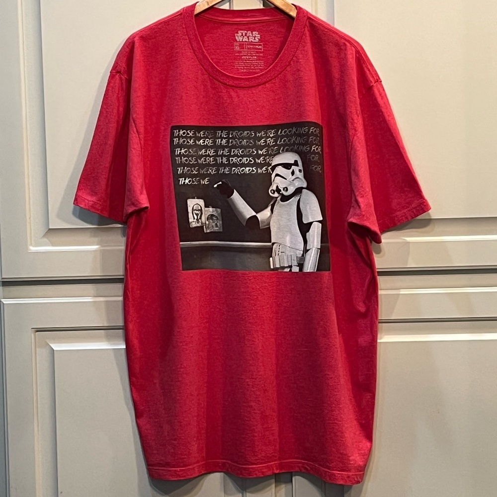 STAR WARS “THOSE WERE THE DRONES WE’RE LOOKING FOR” T-SHIRT - XL